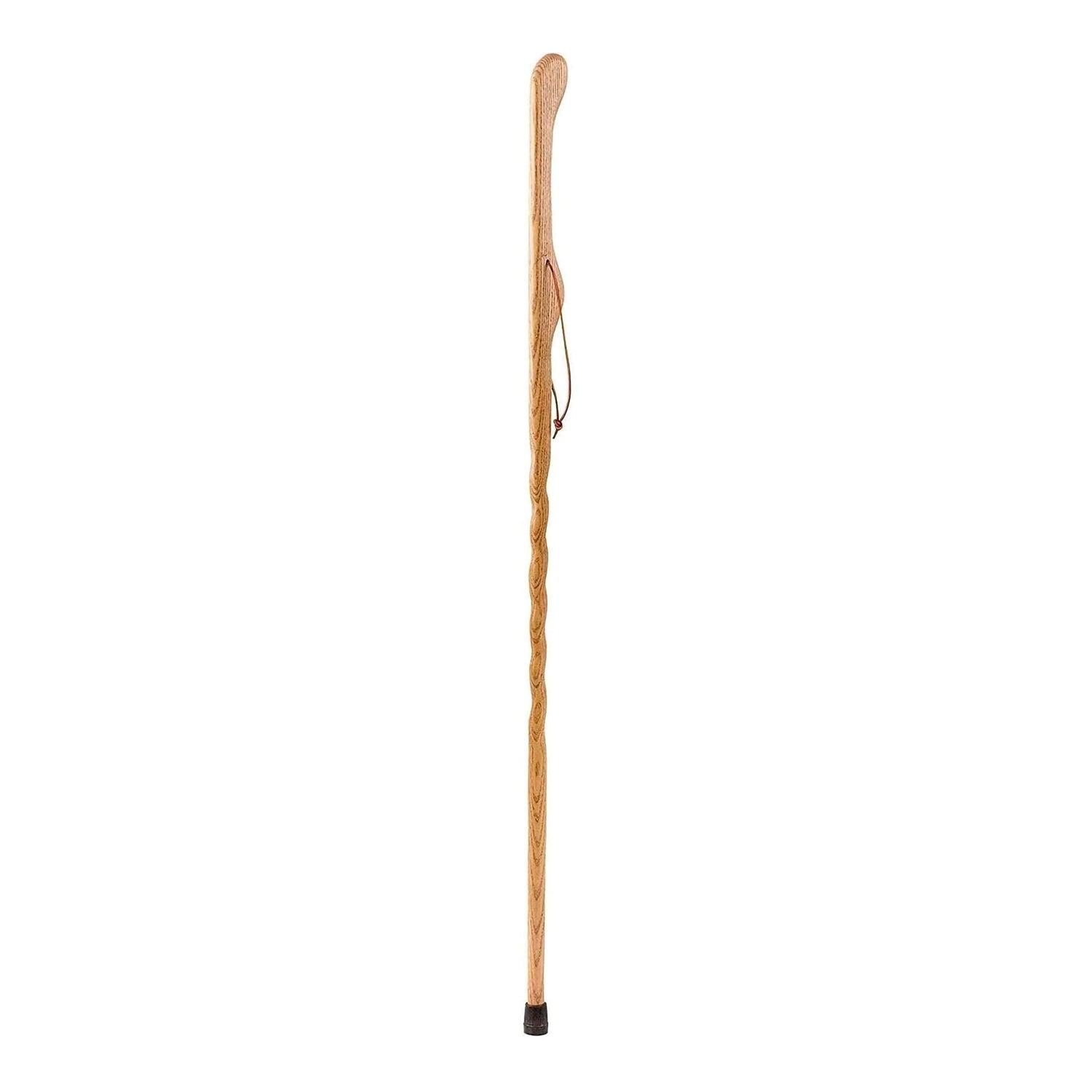 Walking Stick Brazos™ Twisted HitchHiker Wood 55 Inch Height Oak - BeHope
