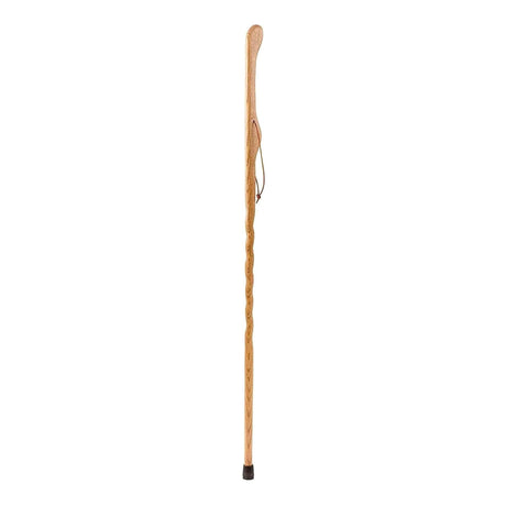 Walking Stick Brazos™ Twisted HitchHiker Wood 55 Inch Height Oak - BeHope