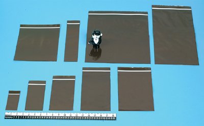 Reclosable UV Protection Bag 6 X 8 Inch Plastic Amber Zipper Closure - BeHope