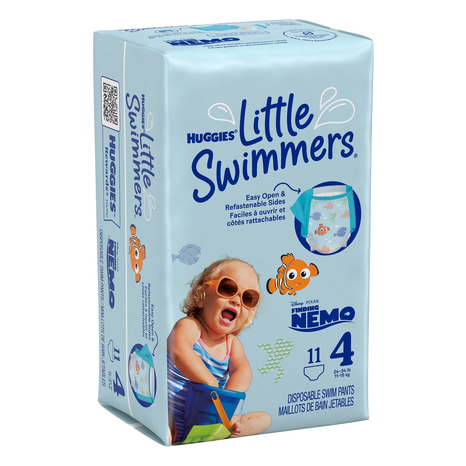 Unisex Baby Swim Diaper Huggies® Little Swimmers® Size 4 Disposable Heavy Absorbency - BeHope
