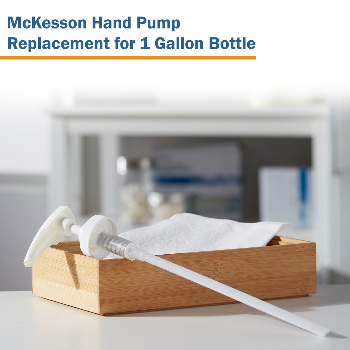 Hand Pump McKesson For use with McKesson Brand Antiseptic Skin Cleaner 16-CHG16 - BeHope