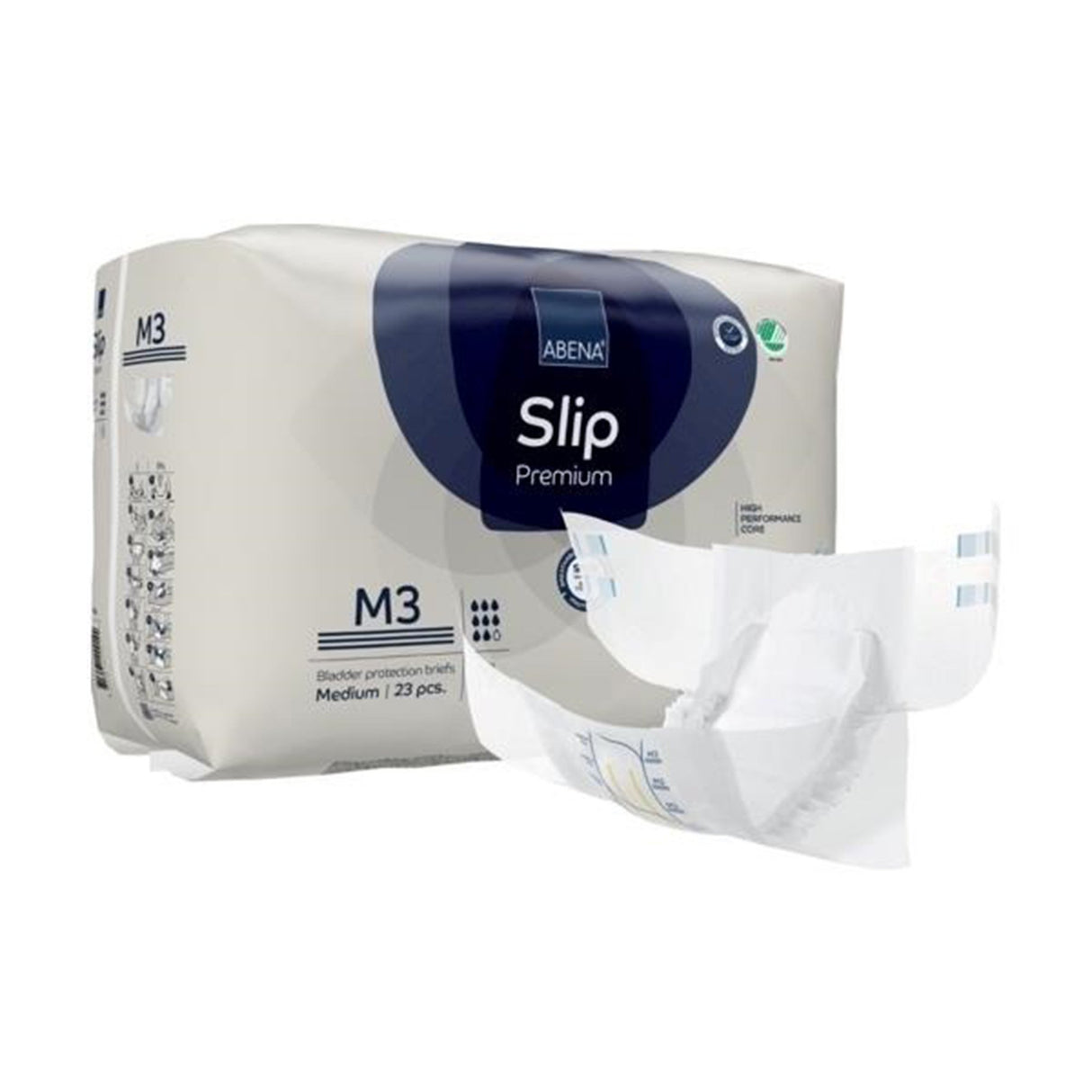 Unisex Adult Incontinence Brief Abena® Slip Premium M3 Medium Disposable Heavy Absorbency - BeHope