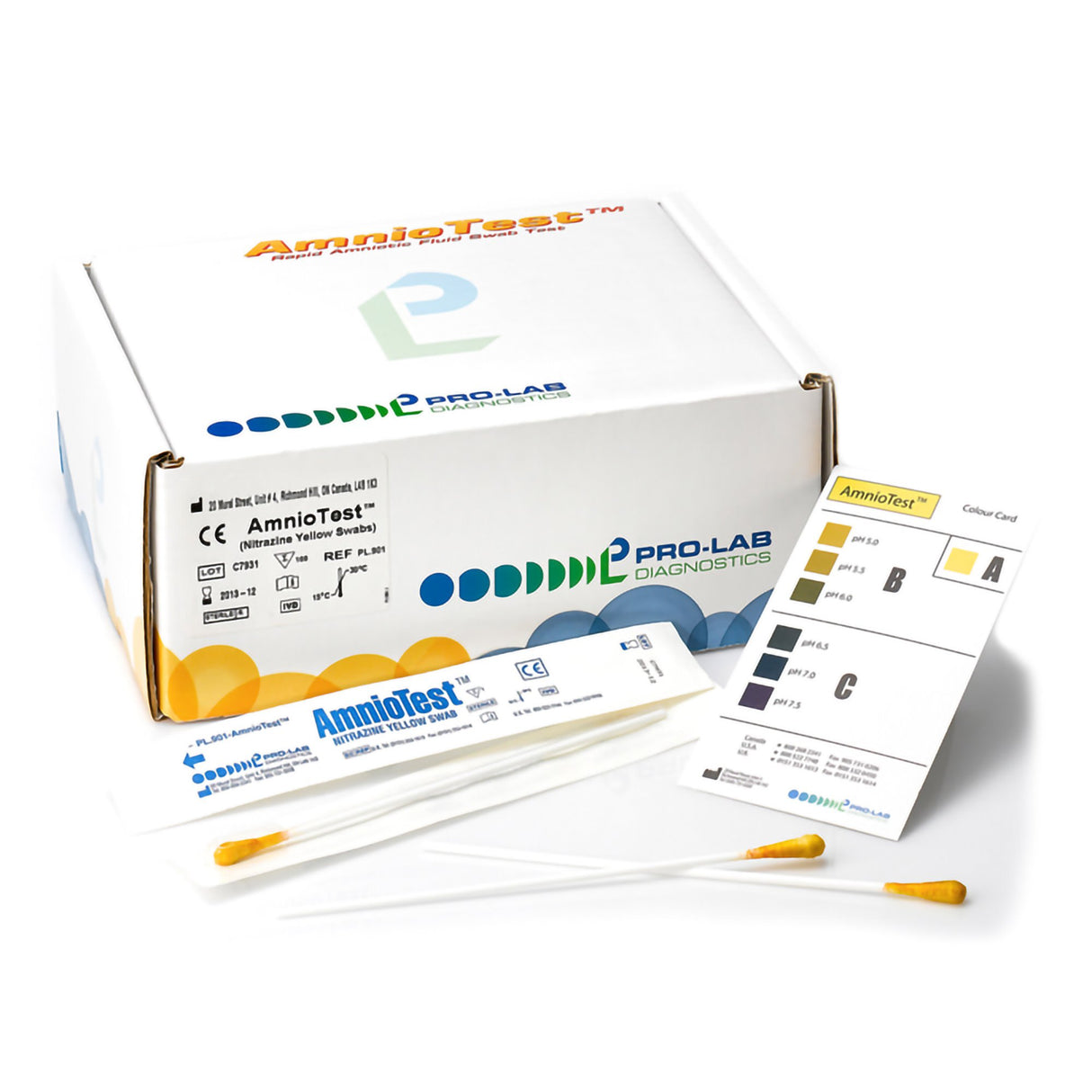 Reproductive Health Test Kit AmnioTest™ Amniotic Fluid Test 100 Tests CLIA Non-Waived - BeHope