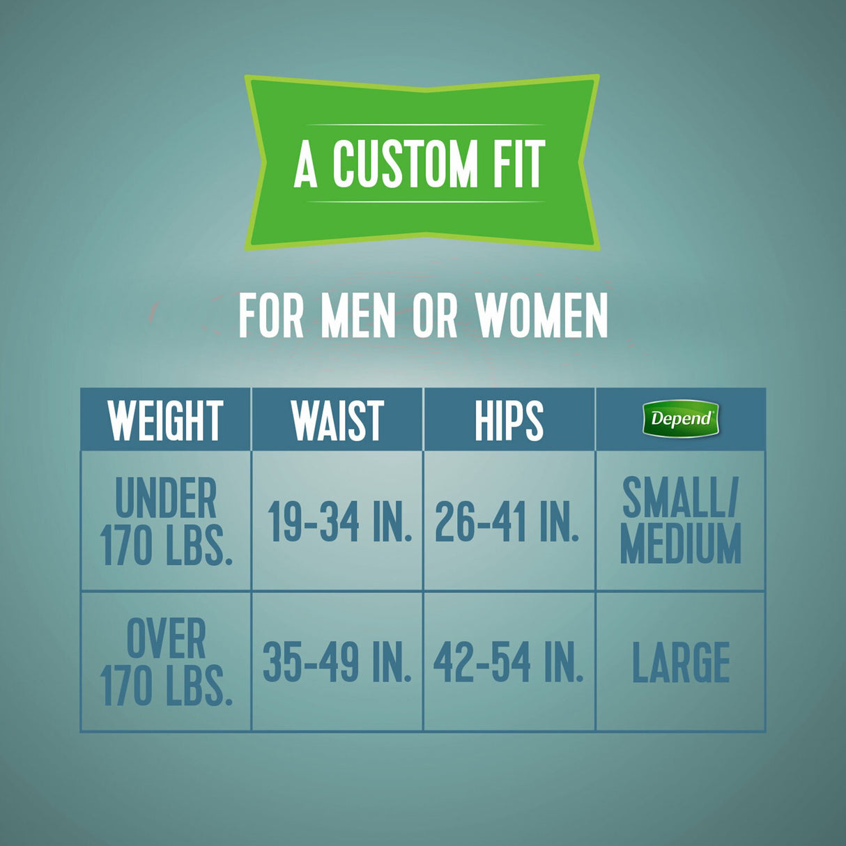 Unisex Adult Incontinence Brief Depend® Large Disposable Heavy Absorbency - BeHope