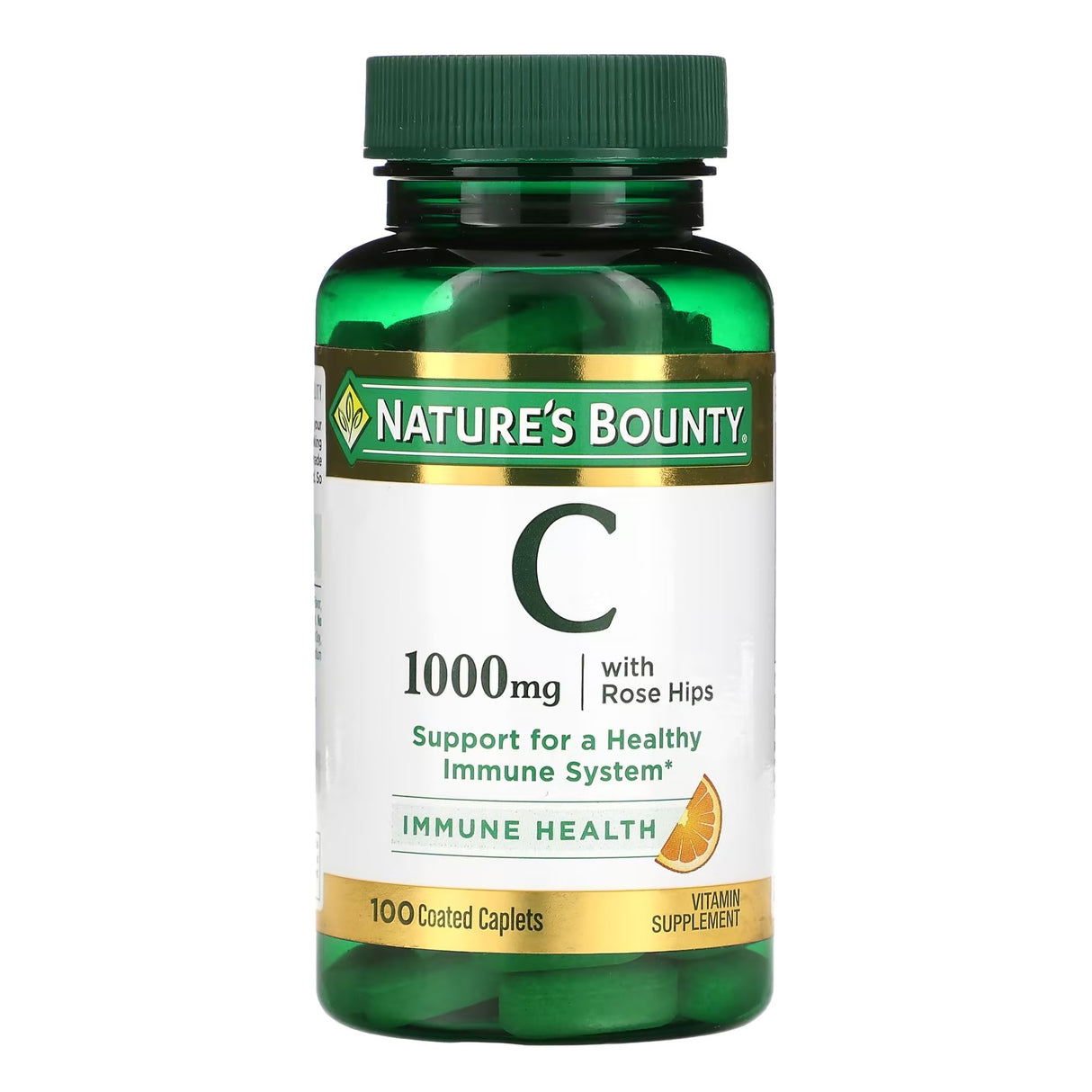 Vitamin C Supplement Nature's Bounty® 1,000 mg Strength Capsule 100 per Bottle - BeHope