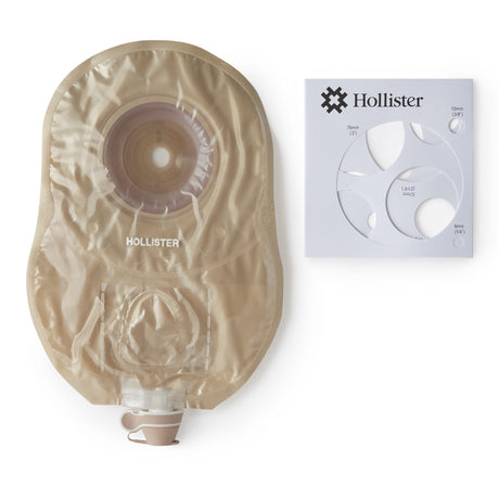 Urostomy Pouch Premier One-Piece System 9 Inch Length Soft Convex, Trim to Fit Up to 1-1/2 Inch Stoma Drainable - BeHope