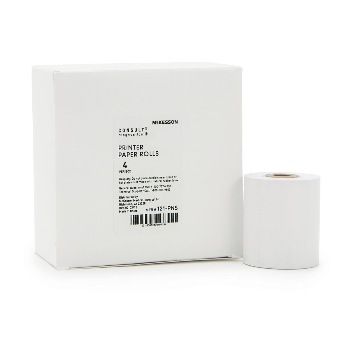 Printer Paper Rolls McKesson Consult™ McKesson 120 or McKesson Consult™ U120 Ultra Urine Analyzer - BeHope