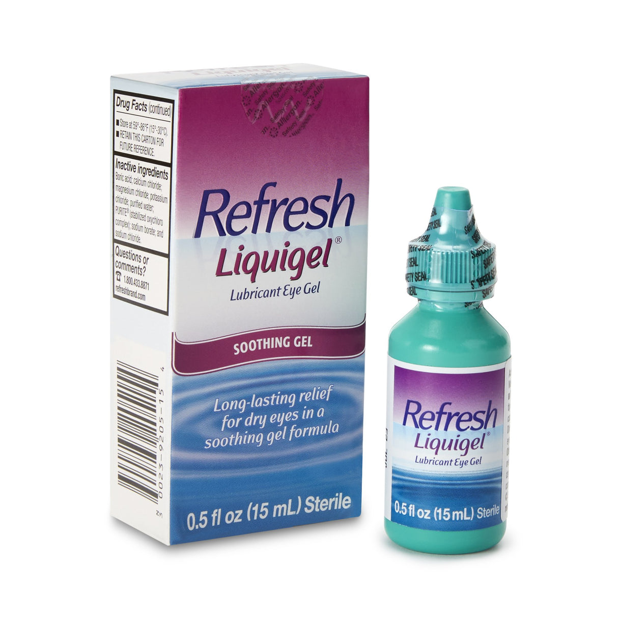 Eye Lubricant Refresh Liquigel® 0.5 oz. Gel Eye Drops - BeHope