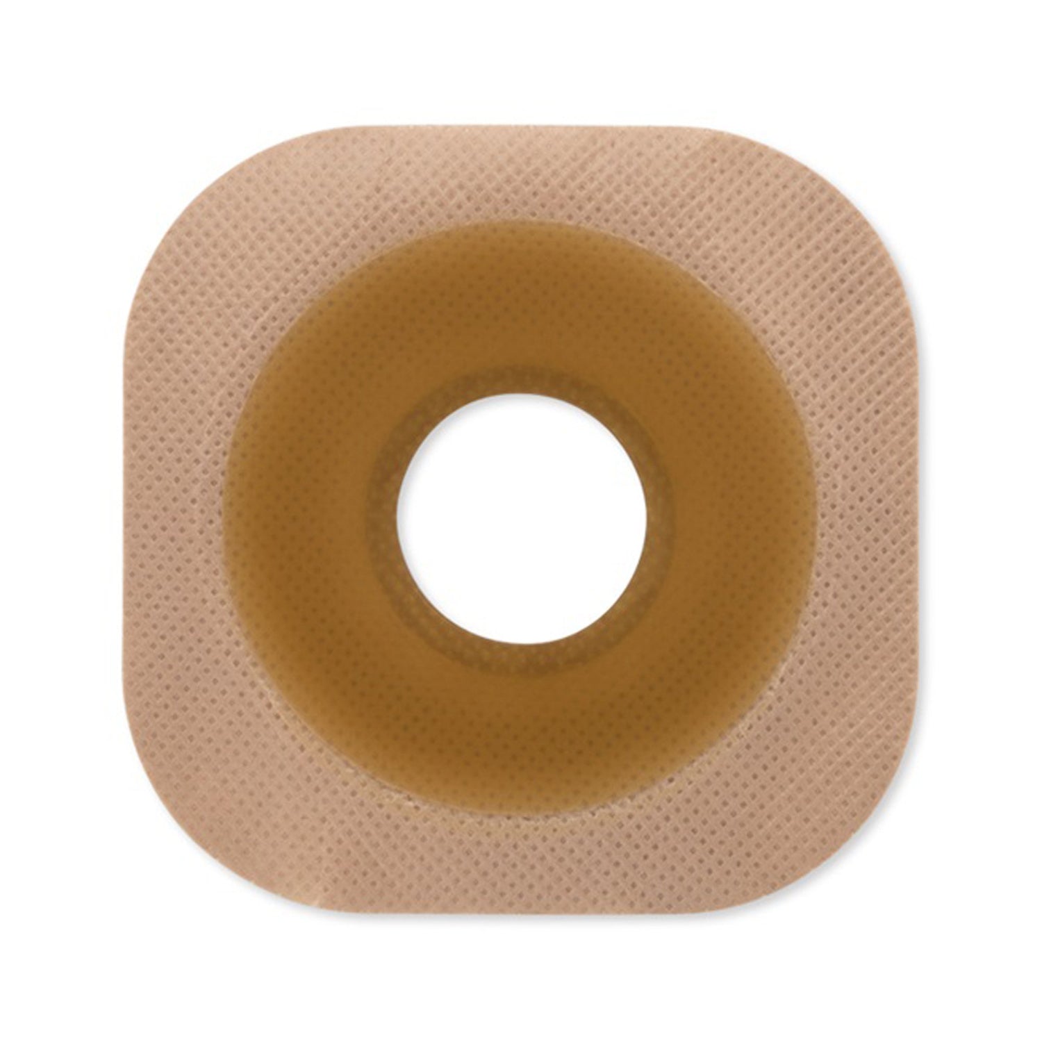 Ostomy Barrier FlexTend Trim to Fit, Extended Wear Without Tape 44 mm Flange Green Code System Hydrocolloid Up to 1-1/4 Inch Opening - BeHope