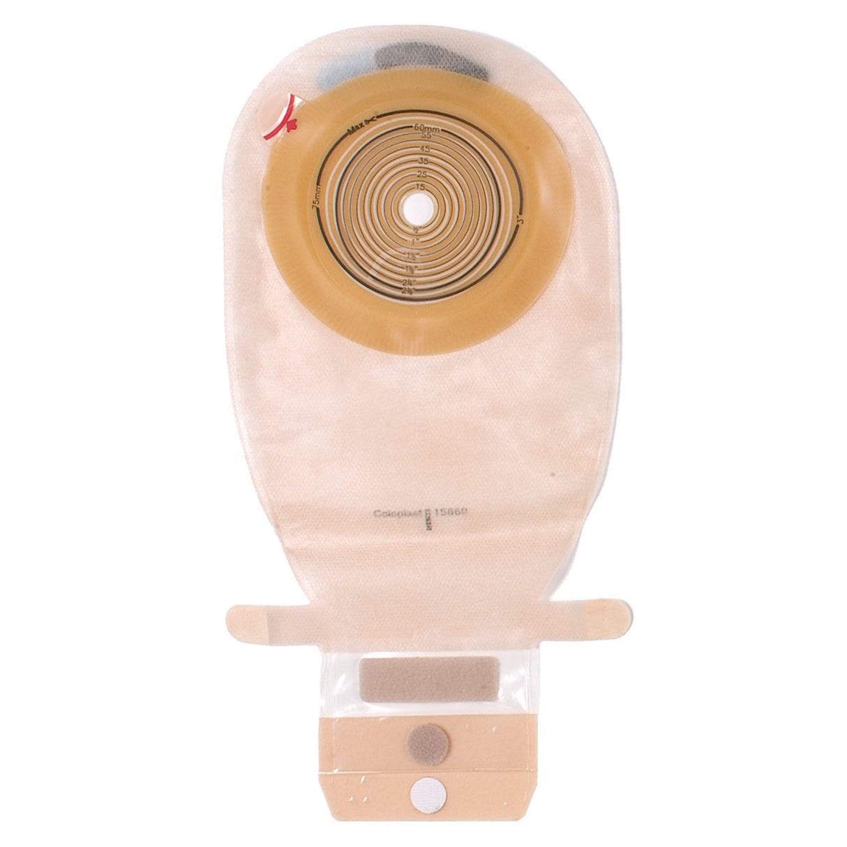 Colostomy Pouch Assura® Original One-Piece System 11-1/2nch Length Trim To Fit 3/8 to 3 Inch Stoma Drainable - BeHope