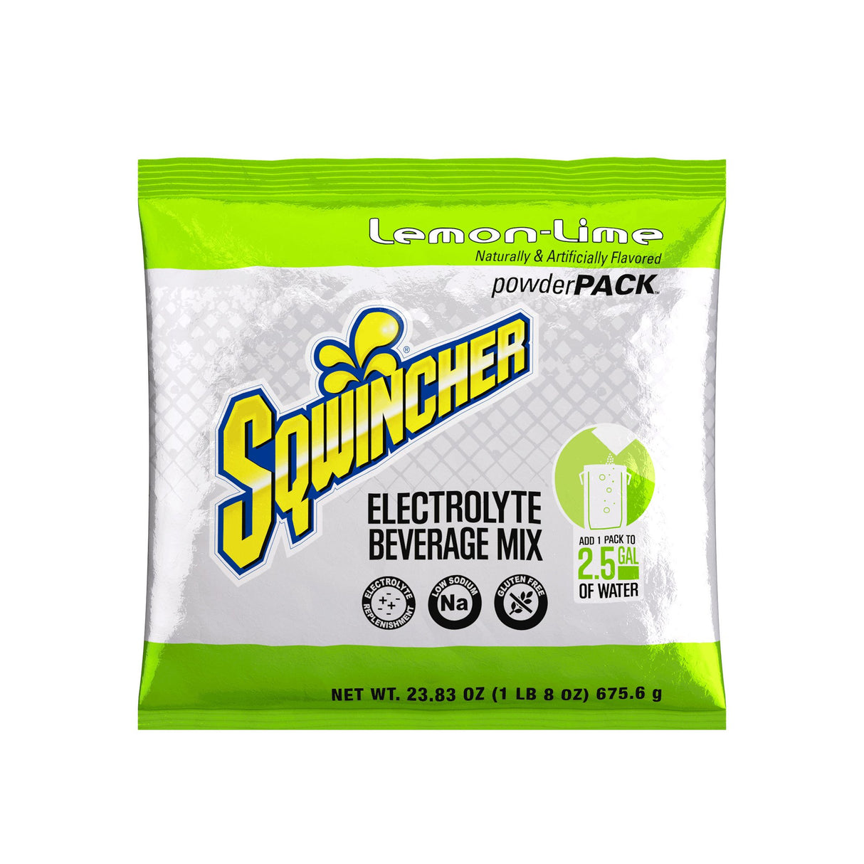 Oral Electrolyte Solution Sqwincher® Powder Pack® Lemon-Lime Flavor 23.83 oz. Electrolyte - BeHope