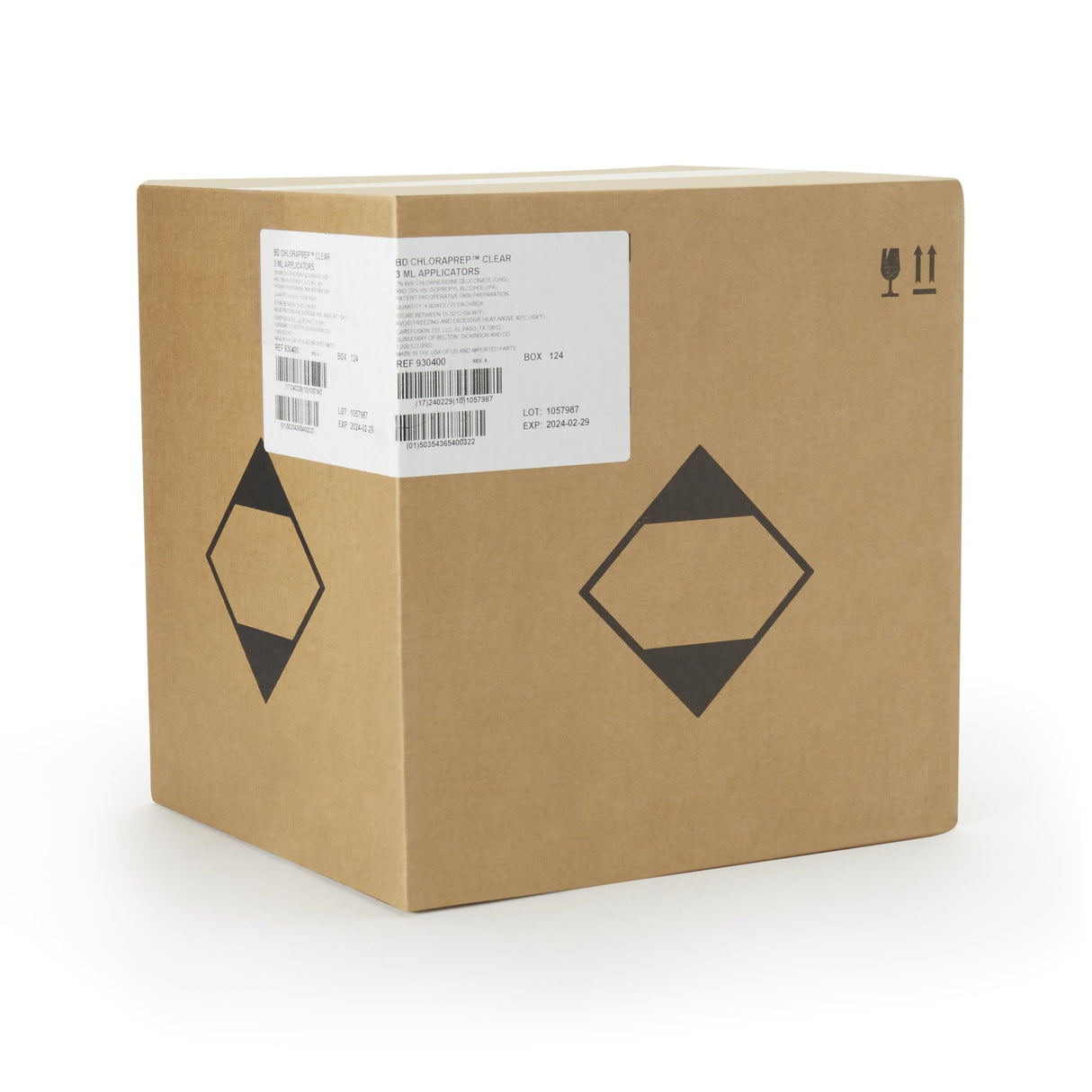 Skin Prep Solution ChloraPrep™ Clear 3 mL Foam Applicator 2% / 70% Strength CHG (Chlorhexidine Gluconate) / Isopropyl Alcohol Sterile - BeHope