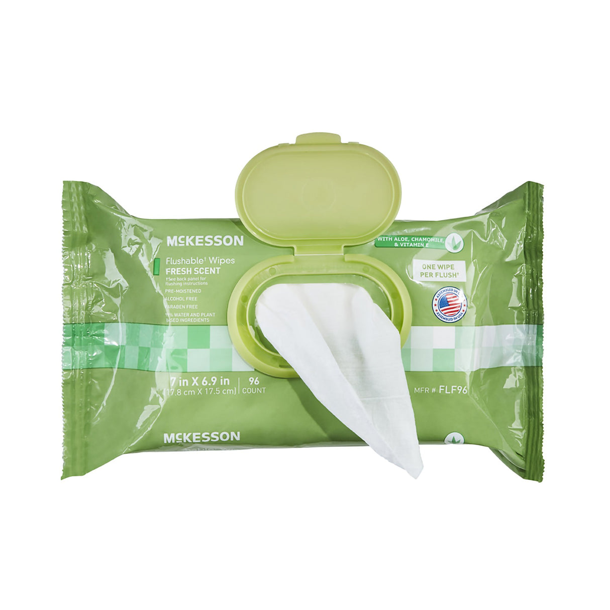 Flushable Personal Wipe McKesson Soft Pack Scented 96 Count - BeHope