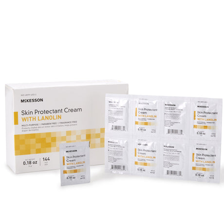 Skin Protectant Mckesson 5 Gram Individual Packet Unscented Cream - BeHope