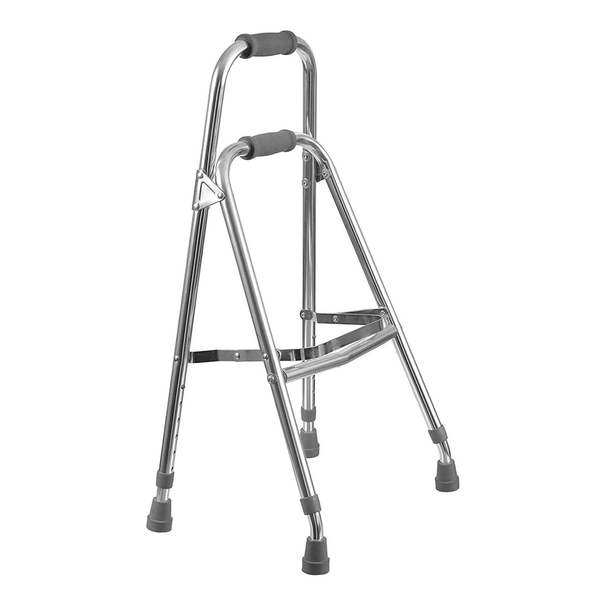 Side Step Folding Walker DMI Hemi Aluminum Frame 250 lbs, Weight Capacity 30 ro 35 Inch Height - BeHope