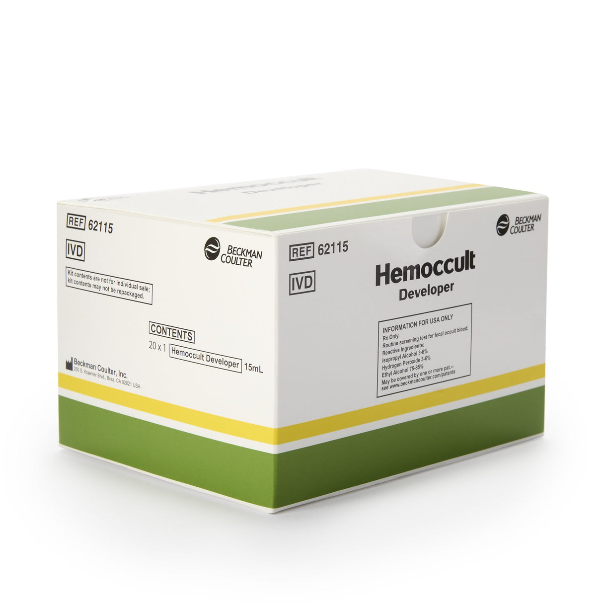 Hematology Reagent Hemoccult® Developer Fecal Occult Blood Test 75% 15 mL - BeHope