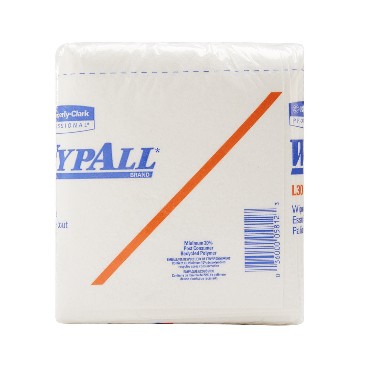 Multipurpose Task Wipe WypAll® GeneralClean™ L30 Heavy Duty 90 Count Poly Pack 12 X 12-1/2 Inch NonSterile Disposable - BeHope