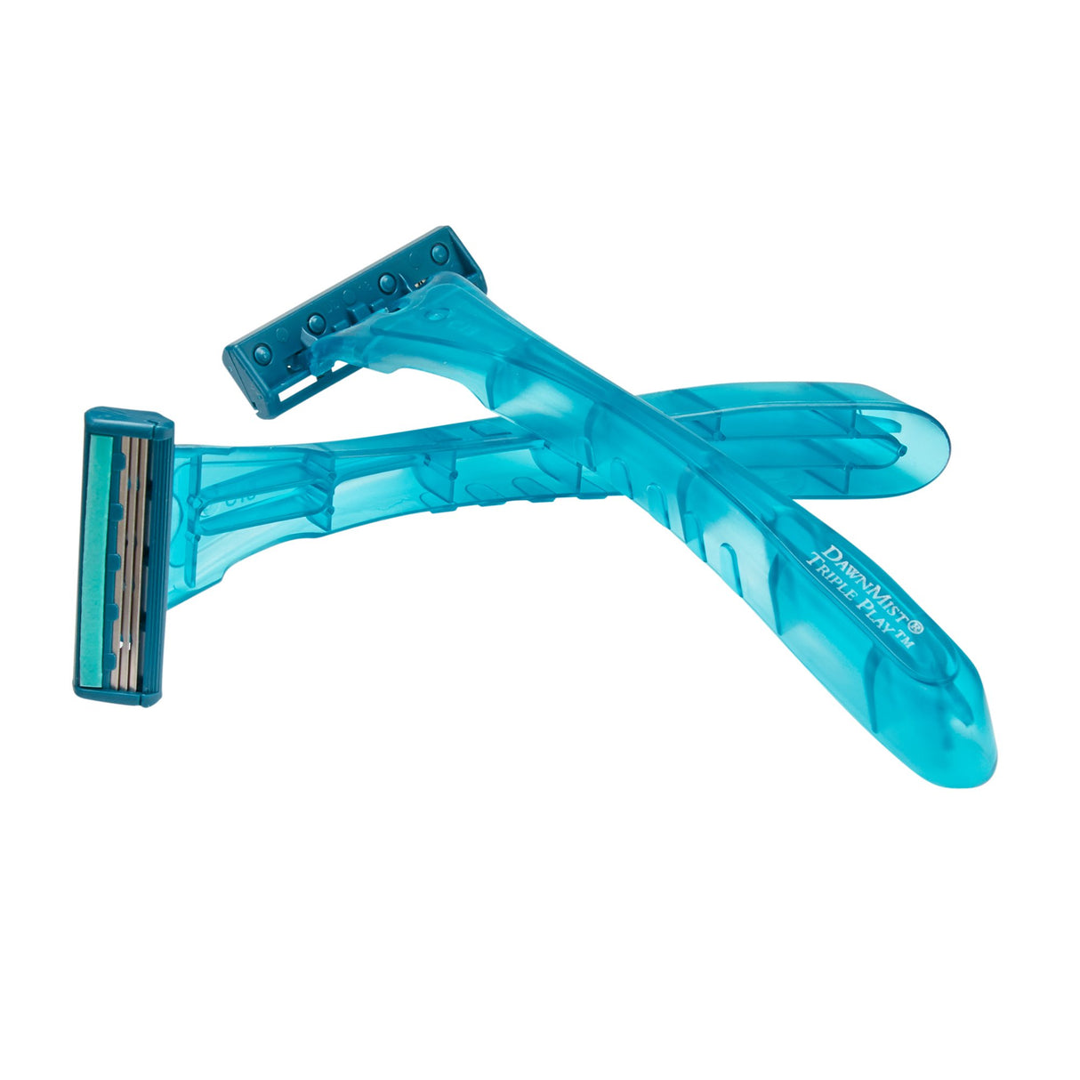 Personal Razor with Lubricating Strip DawnMist® Triple Play™ Single Edge Triple Blade NonSterile Disposable - BeHope