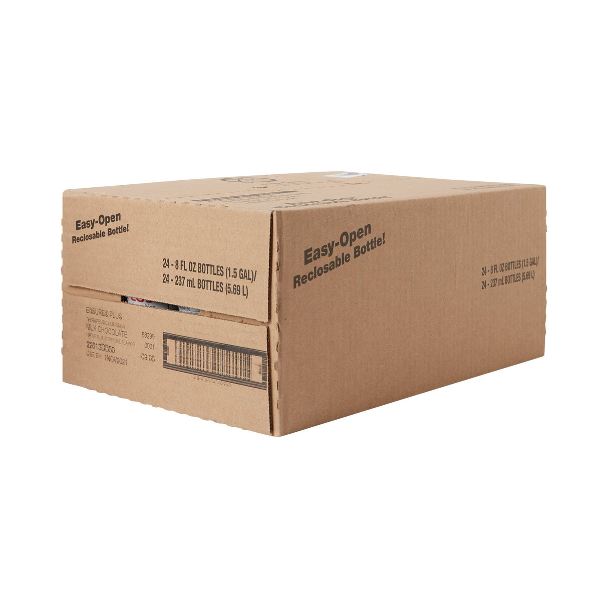 Oral Supplement Ensure® Plus Therapeutic Nutrition Milk Chocolate Flavor Liquid 8 oz. Bottle - BeHope