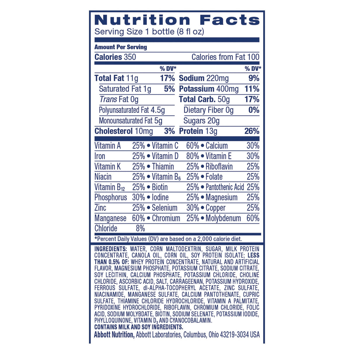 Oral Supplement Ensure® Plus Therapeutic Nutrition Milk Chocolate Flavor Liquid 8 oz. Bottle - BeHope