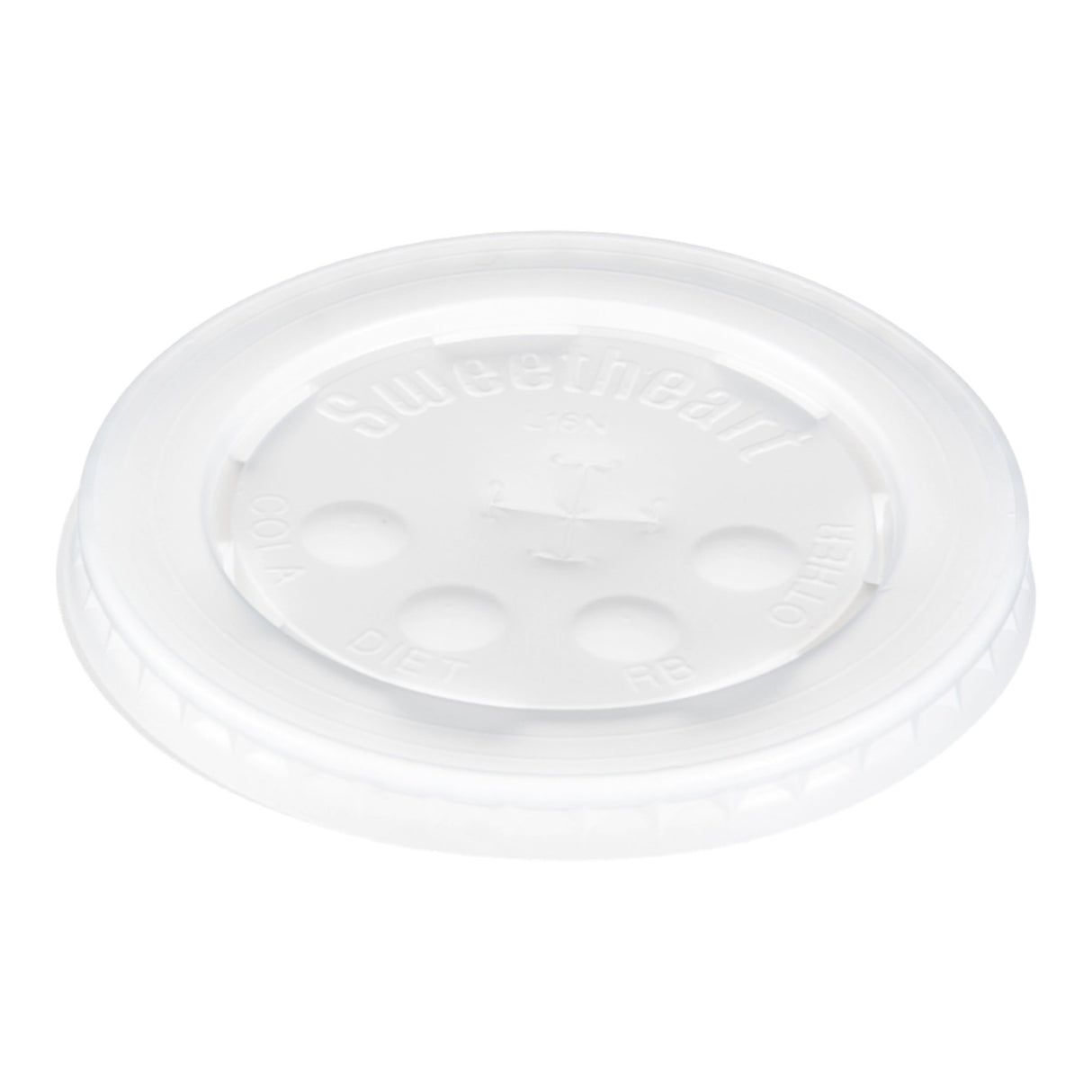 Drinking Cup Lid Solo® Translucent Polystyrene Disposable - BeHope