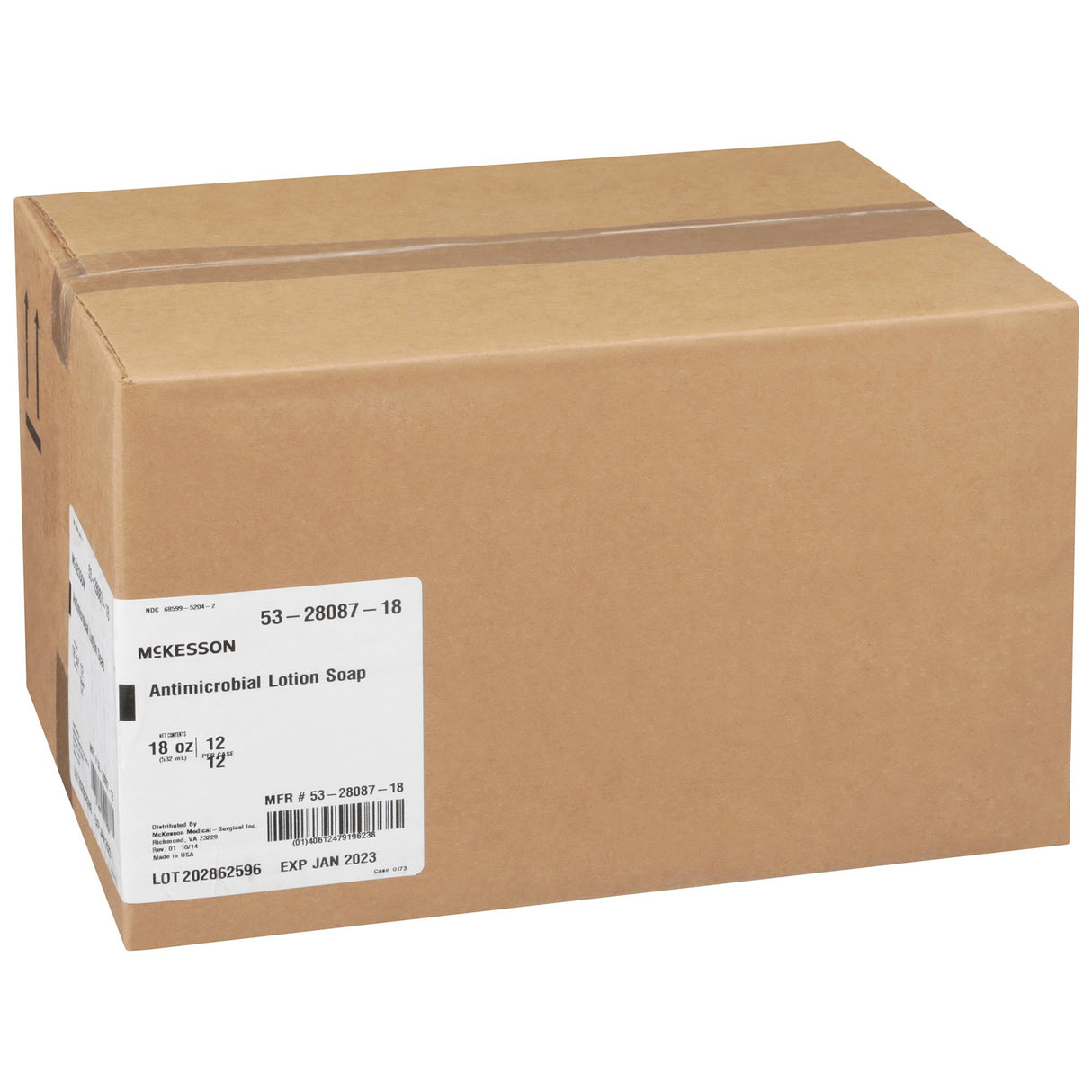 Antimicrobial Soap McKesson Lotion 18 oz. Pump Bottle Herbal Scent - BeHope