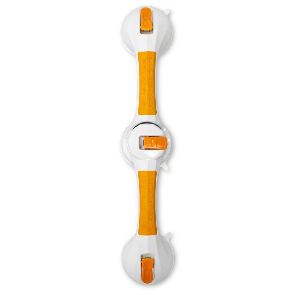 Rotating Suction-Cup Grab Bar McKesson White / Yellow Plastic - BeHope