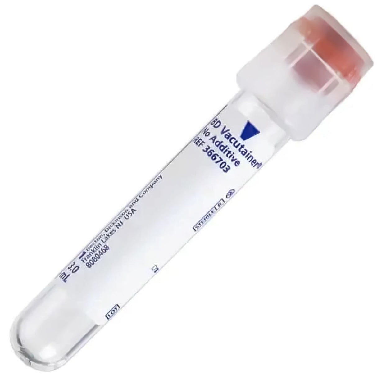 BD Vacutainer® Plus Secondary Tube Plain 3 mL BD Hemogard™ Closure Polyethylene Terephthalate (PET) Tube - BeHope