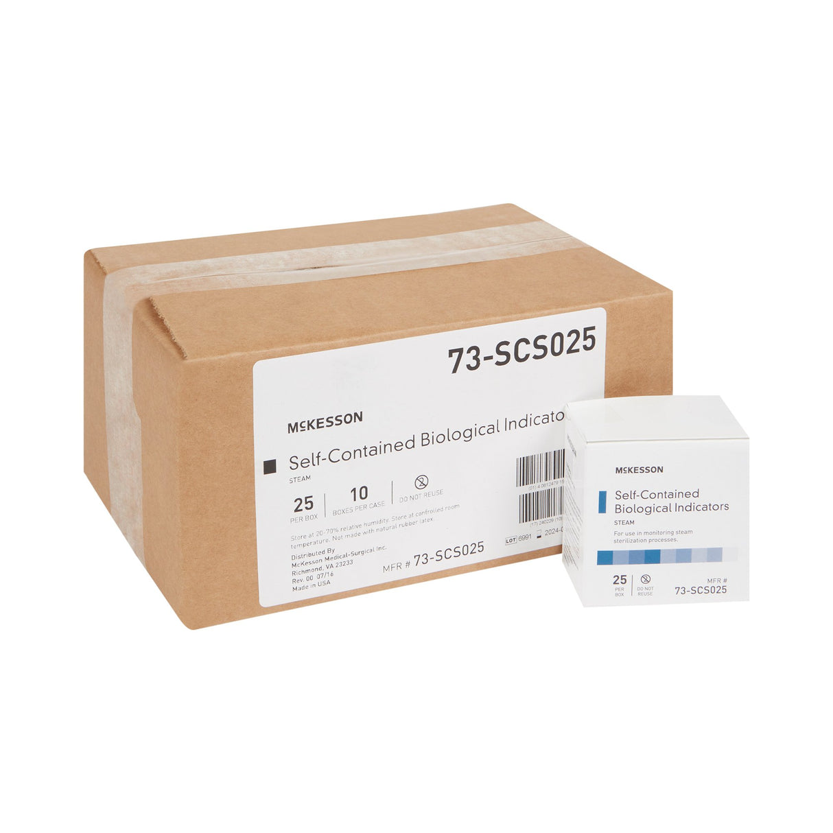 McKesson Sterilization Biological Indicator Vial Steam - BeHope