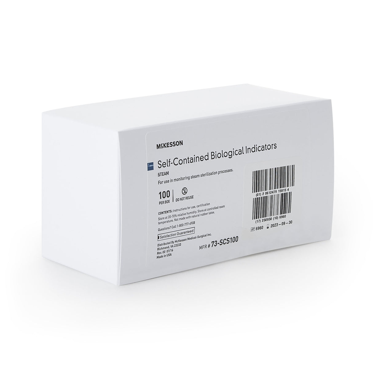 McKesson Sterilization Biological Indicator Vial Steam - BeHope