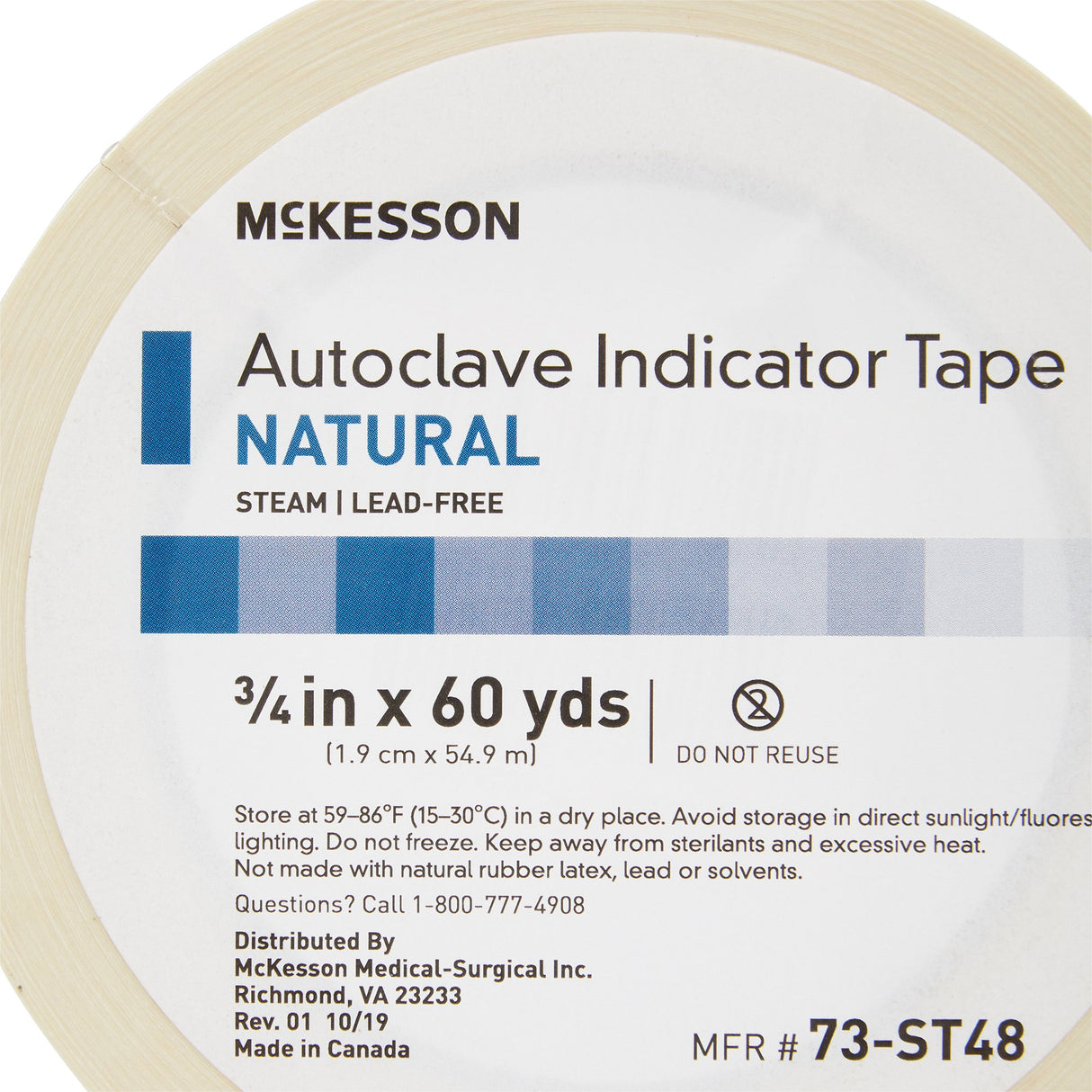 Steam Indicator Tape McKesson 3/4 Inch X 60 Yard Steam - BeHope