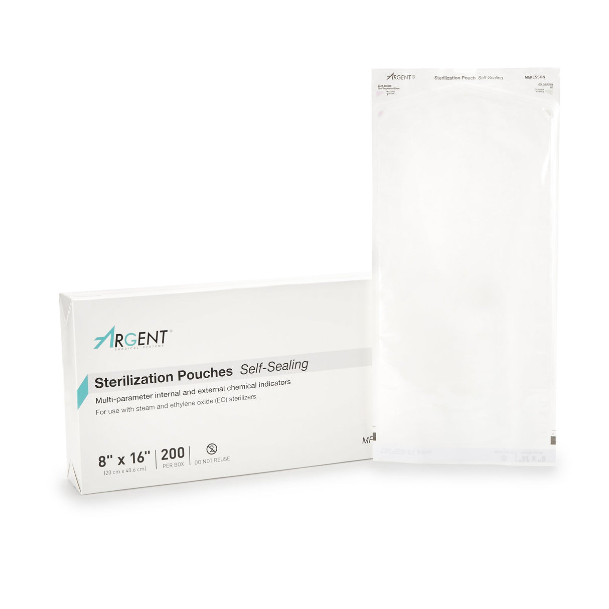Sterilization Pouch Mckesson Argent™ Sure-check® Self Seal Class 4 Indicator - BeHope