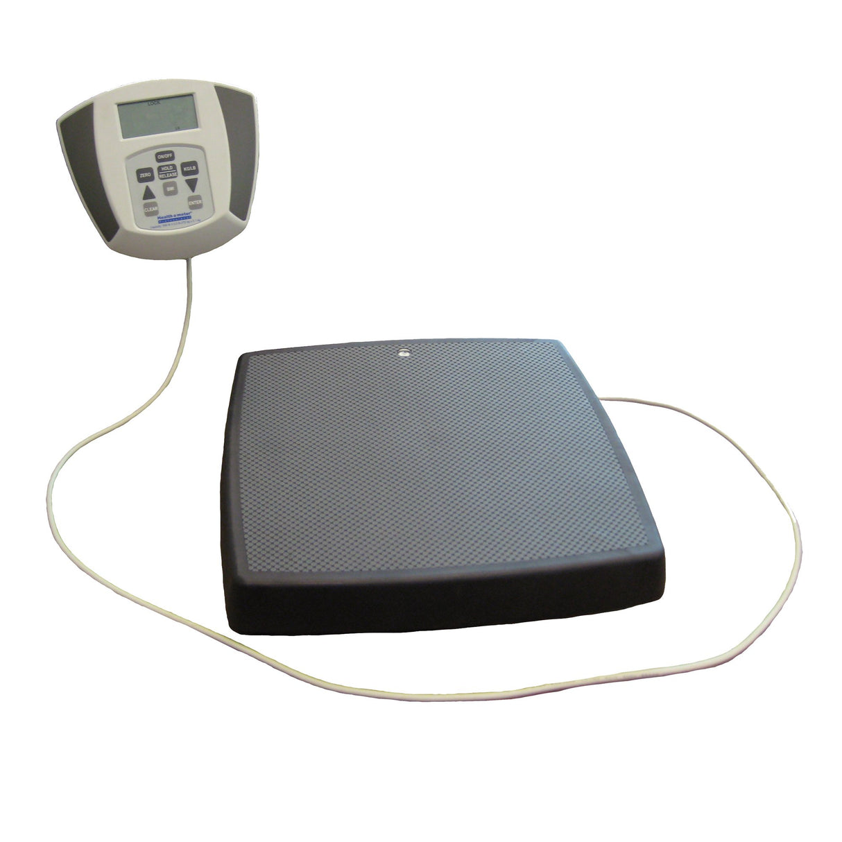 Floor Scale with Remote Indicator Health O Meter® Digital Display 660 lbs. / 300 kg Capacity Gray / Black AC Power - BeHope