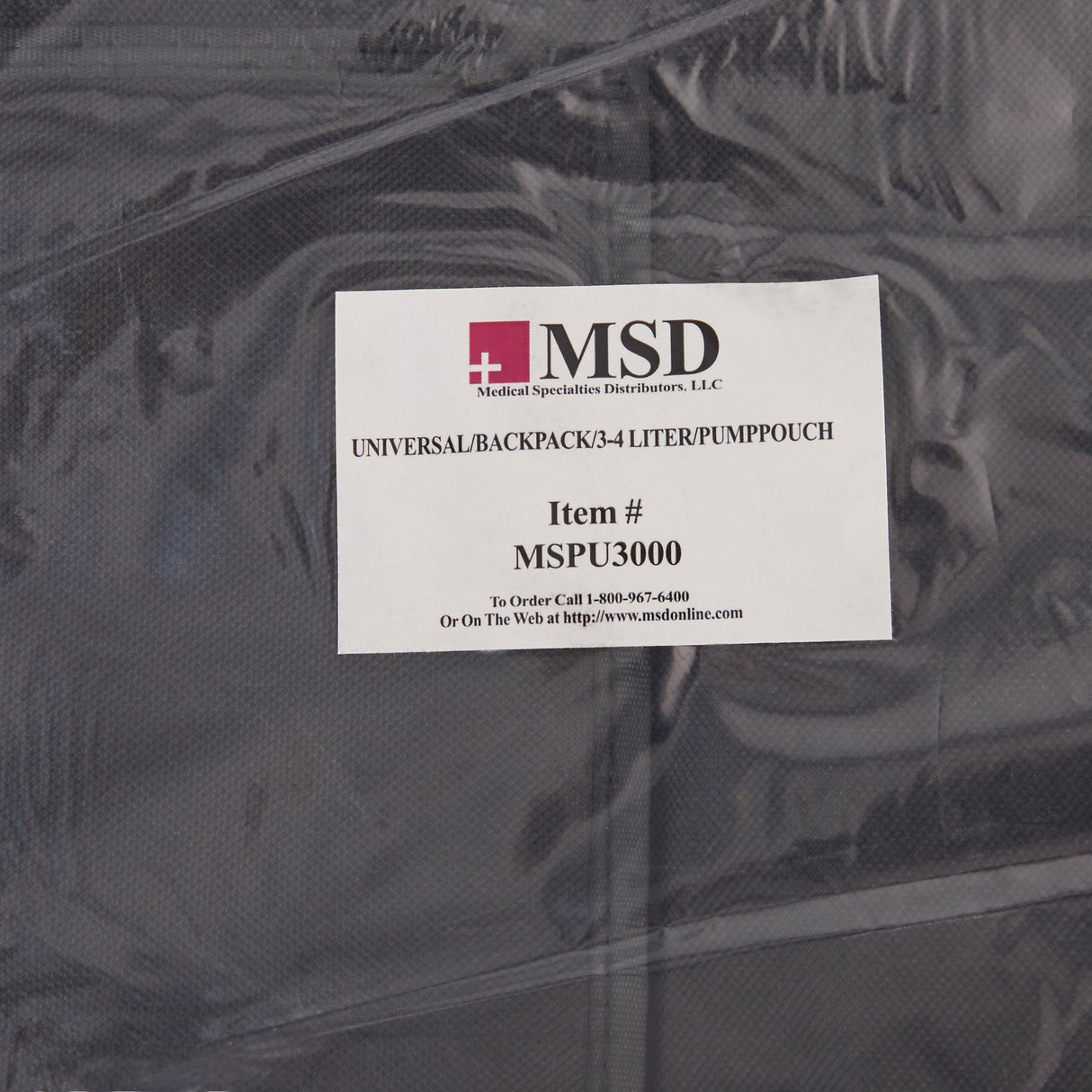 Feeding Pump Pouch McKesson Black, 3000 to 4000 mL, 3 X 12 X 18 Inch - BeHope