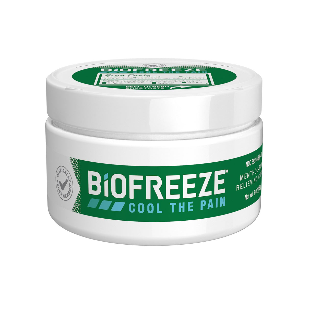 Topical Pain Relief Biofreeze® 10% Strength Menthol Cream 3 oz. - BeHope