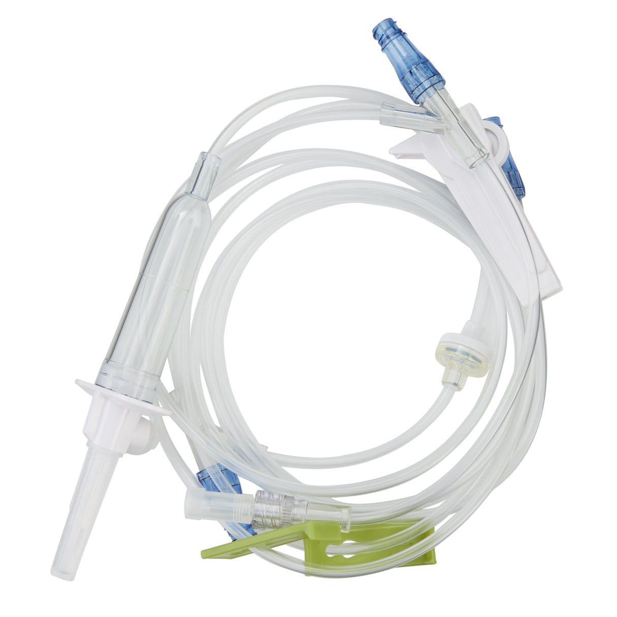 Primary IV Administration Set LifeShield® Gravity 3 Ports 15 Drops / mL Drip Rate Without Filter 100 Inch Tubing Solution - BeHope