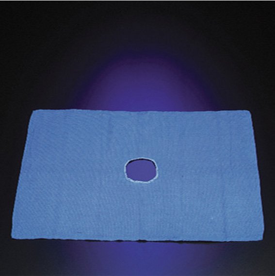 O.R. Towel with Fenestration DeRoyal® 17 W X 27 L Inch Blue Sterile - BeHope