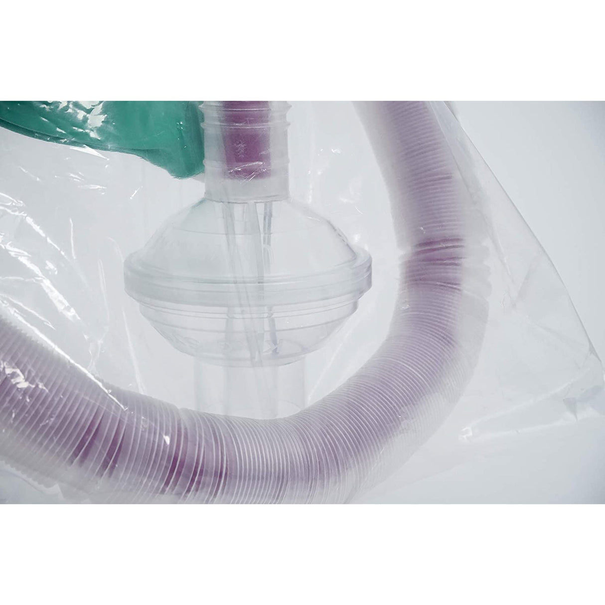 Universal Flex2® Anesthesia Breathing Circuit Coaxial Tube 108 Inch Tube Single Limb Adult 3 Liter Bag Single Patient Use - BeHope