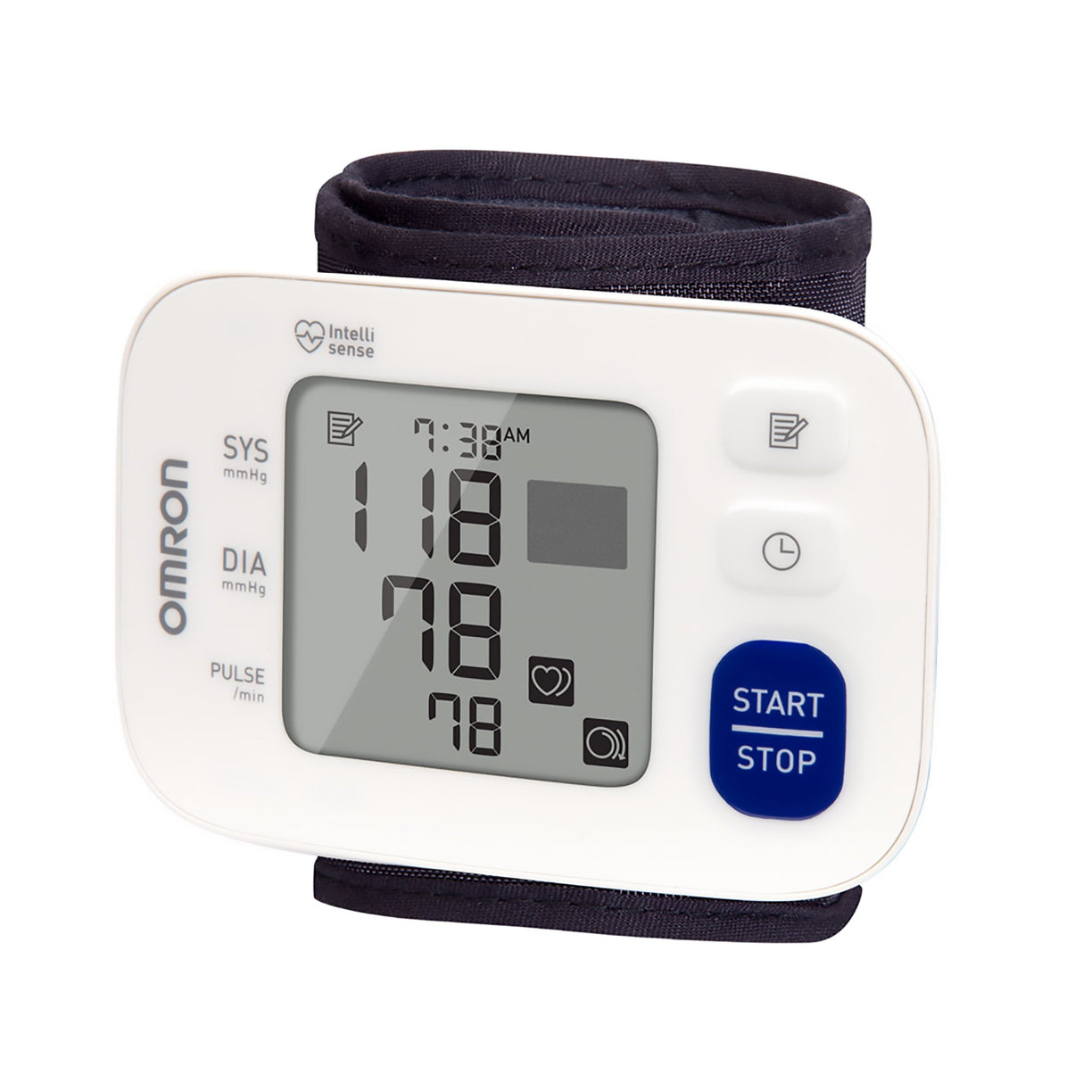 Home Automatic Digital Blood Pressure Monitor Omron®3 Series™ Large Cuff Nylon Cuff Wrist 5.3 to 8.5 Inch Mobile - BeHope