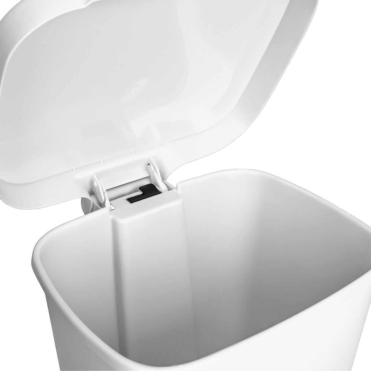 Trash Can McKesson 32 Quart / 8 gal. White Plastic Rectangular - BeHope