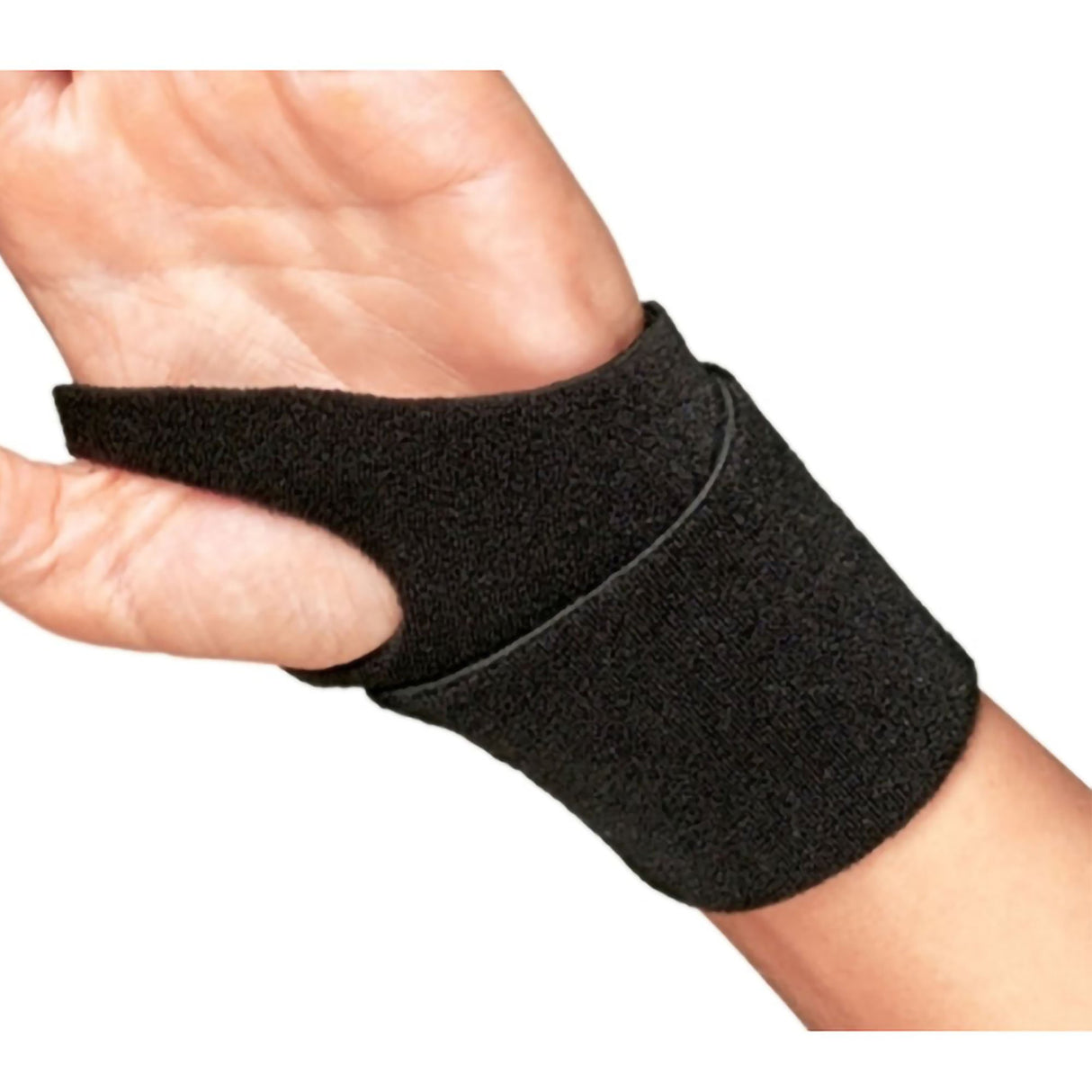 Wrist Support ProCare® Wraparound / Wristlet Neoprene Left or Right Wrist Black One Size Fits Most - BeHope