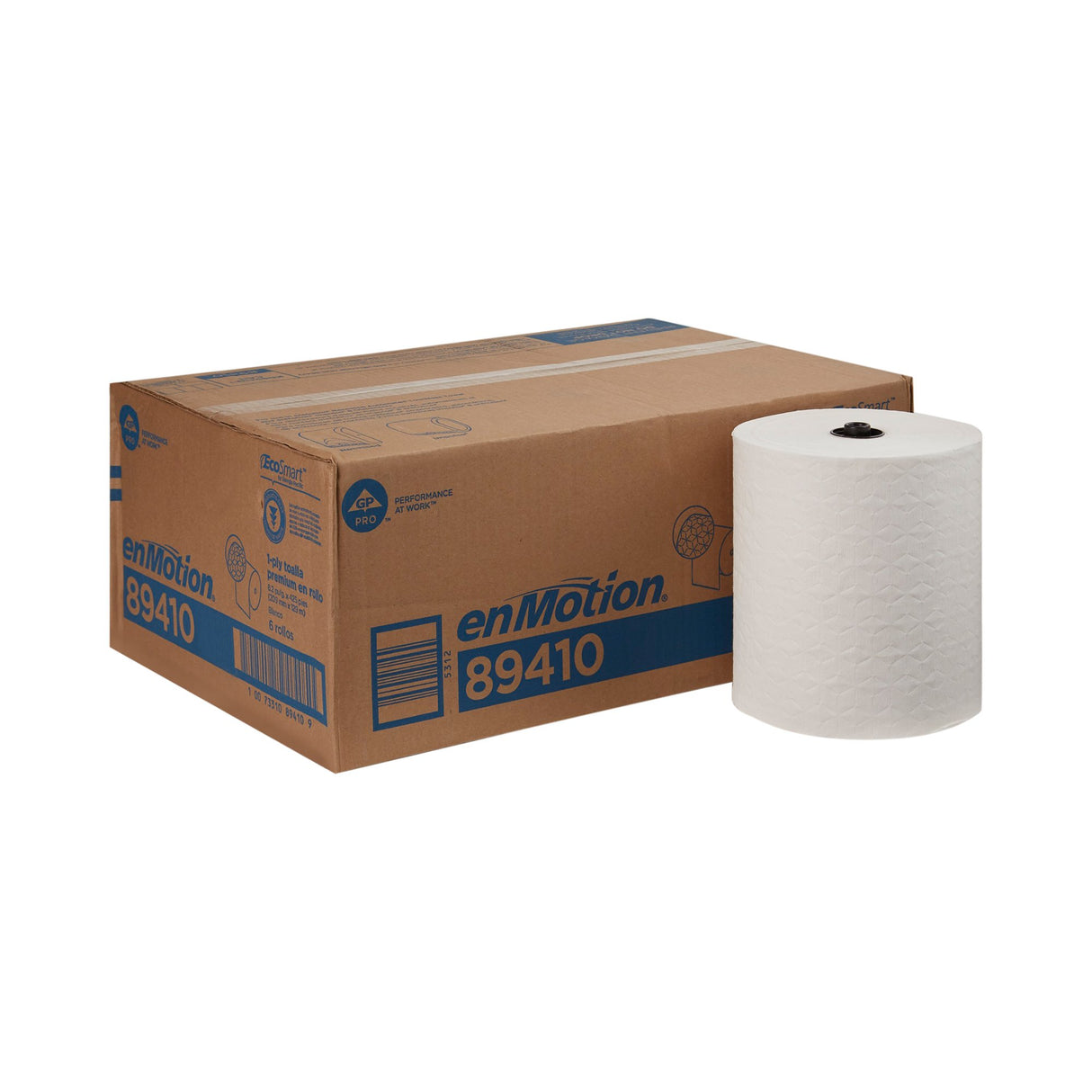 Paper Towel enMotion® White Premium Touchless Roll 8-1/5 Inch X 425 Foot - BeHope