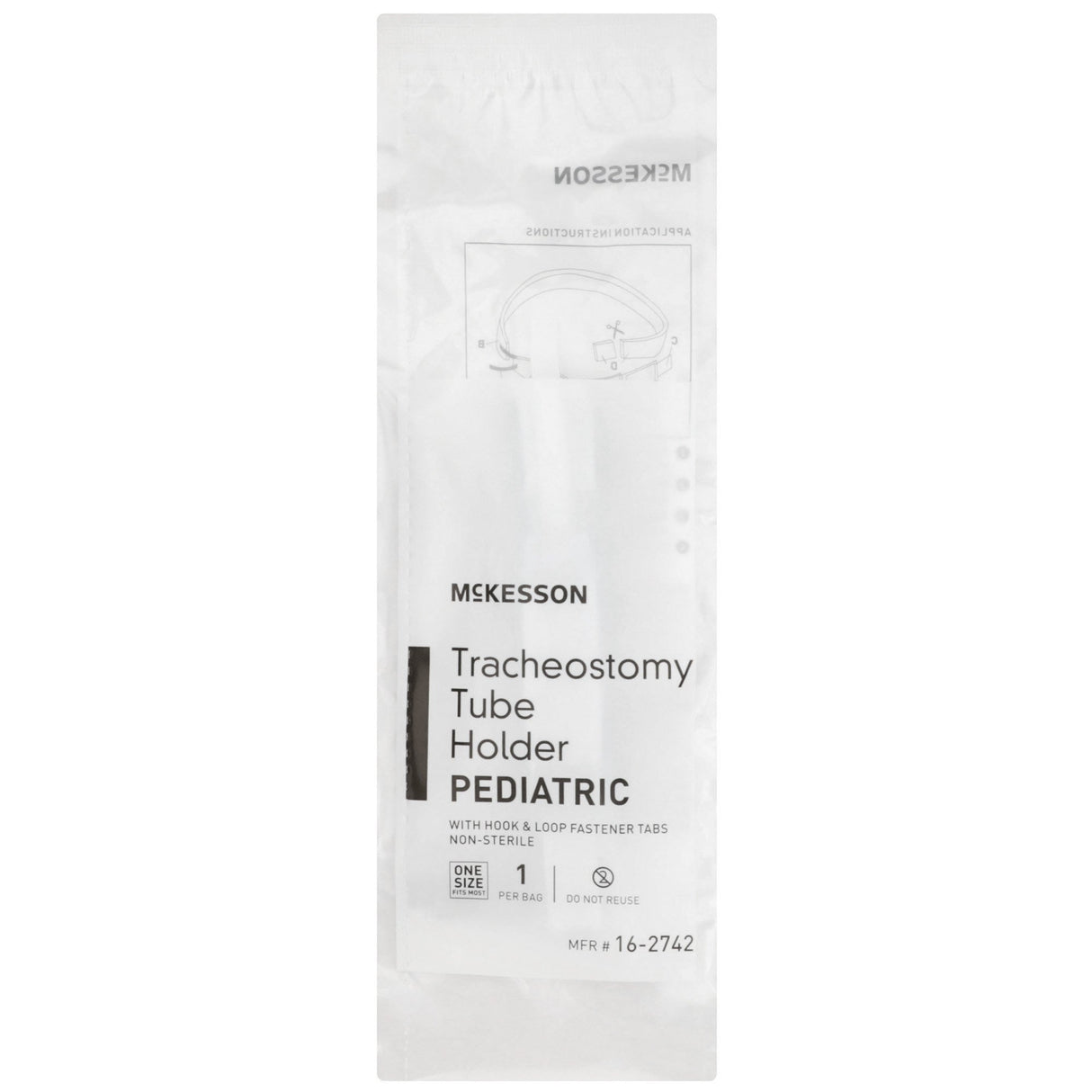 Tracheostomy Tube Holder McKesson 3/4 X 9 Inch Pediatric - BeHope
