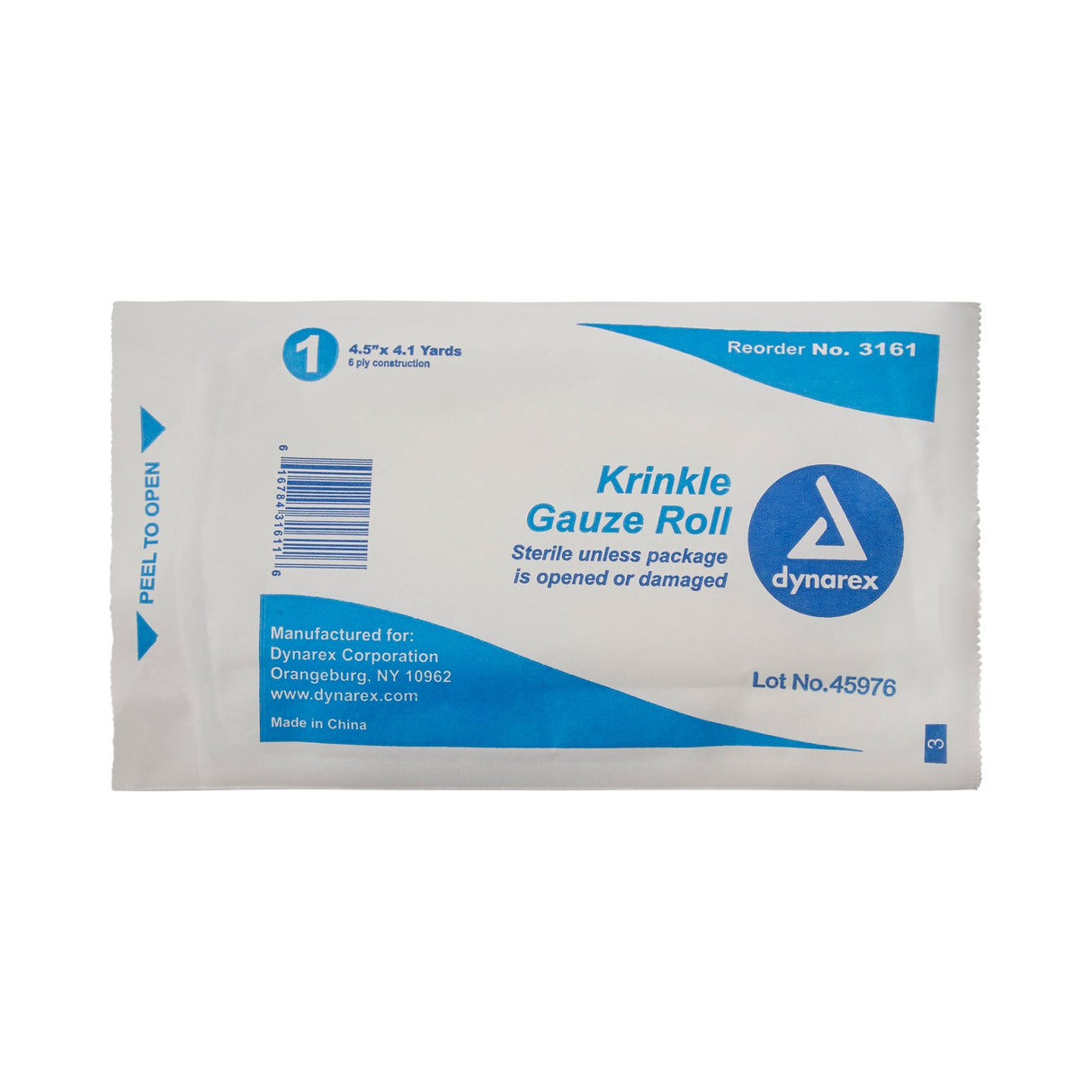 Fluff Bandage Roll Dynarex® Sterile Absorbent Cotton Gauze - BeHope
