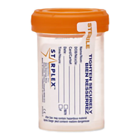 Specimen Container LeakBuster™ 48 mm Opening 90 mL (3 oz.) Screw Cap Patient Information OR Sterile - BeHope
