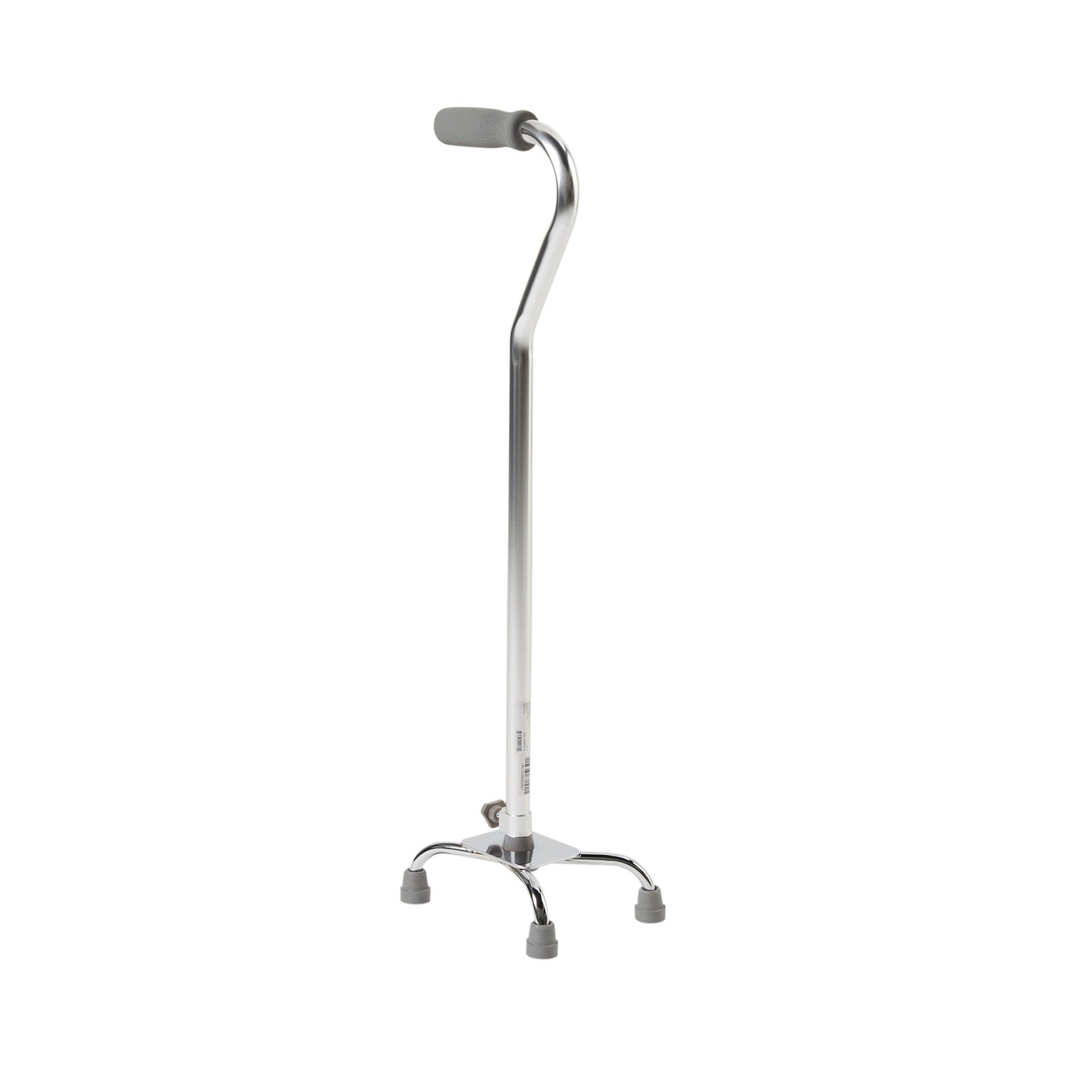 Small Base Quad Cane McKesson Steel 30 to 39 Inch Height Chrome - BeHope