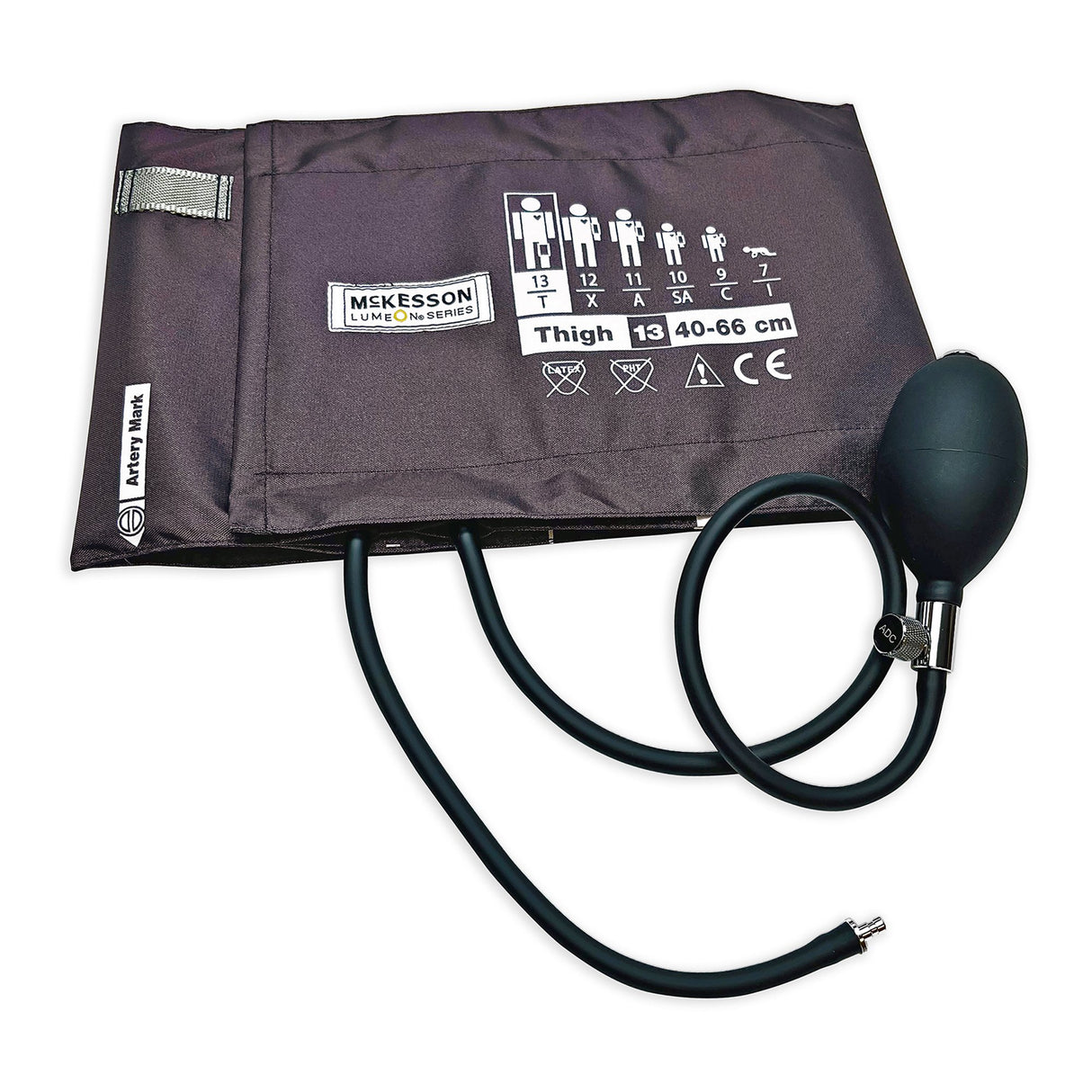 Reusable Blood Pressure Cuff and Bulb McKesson LUMEON™ 40 to 66 cm Leg Nylon Cuff Thigh Cuff - BeHope