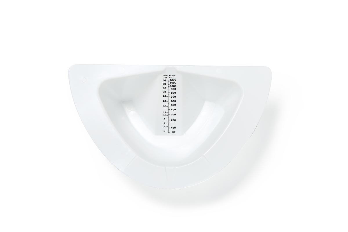 Commode Specimen Collector 1,200 mL (40.6 oz.) Without Closure Unprinted NonSterile - BeHope