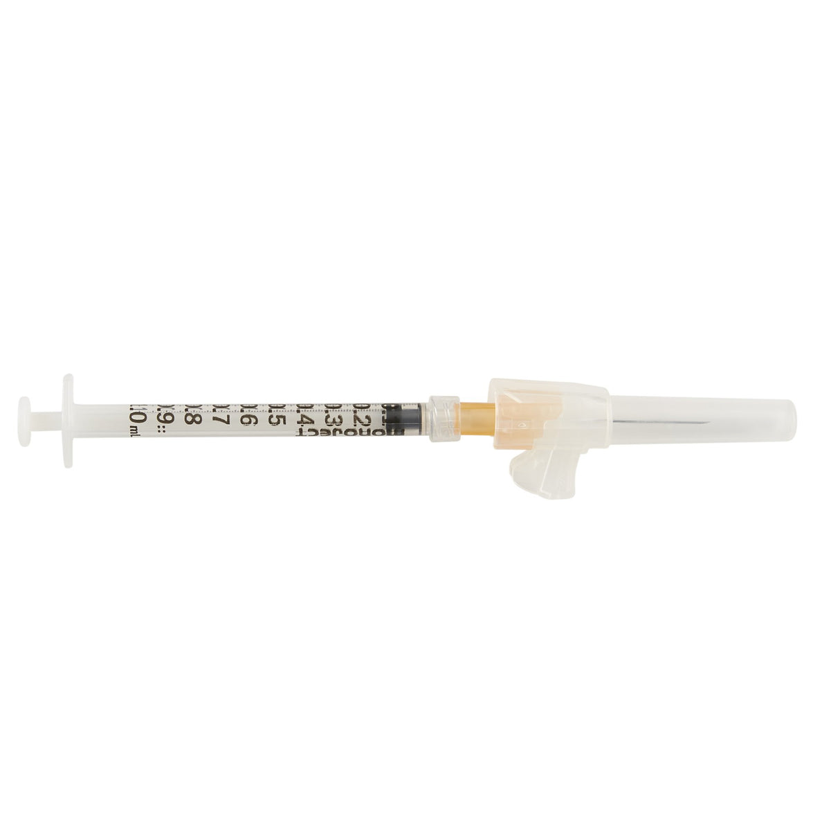 Safety Hypodermic Syringe with Needle Monoject™ Magellan™ 1 mL 1 Inch 25 Gauge Sliding Safety Needle Regular Wall - BeHope