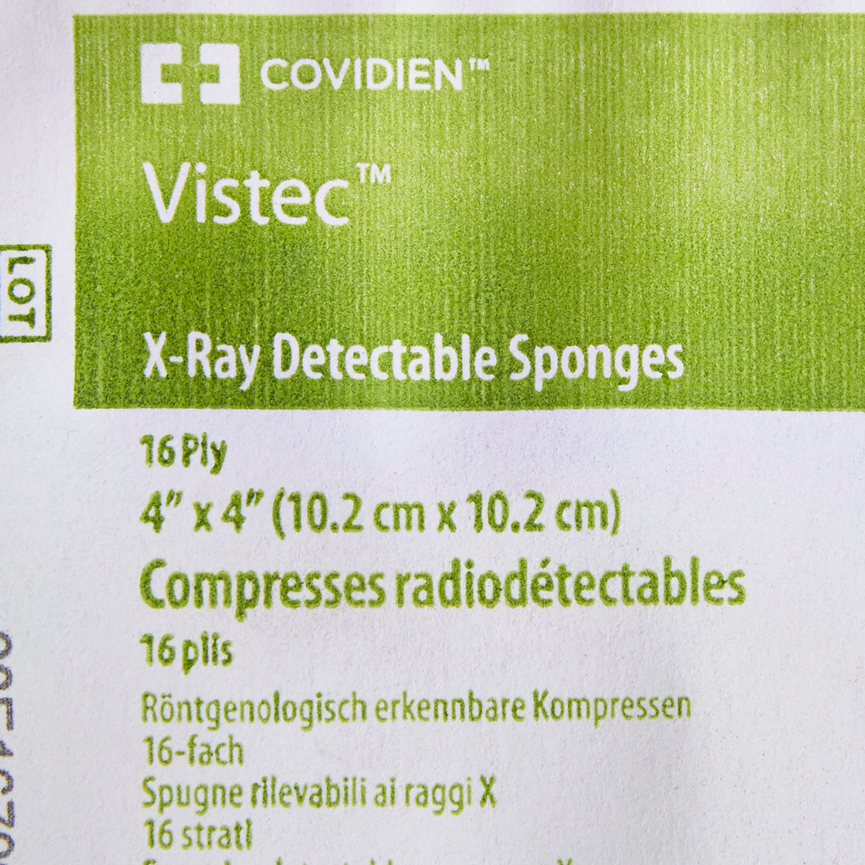 Gauze Sponge Visitec™ 4 X 4 Inch 16-Ply Sterile X-Ray Detectable 10 per Tray - BeHope